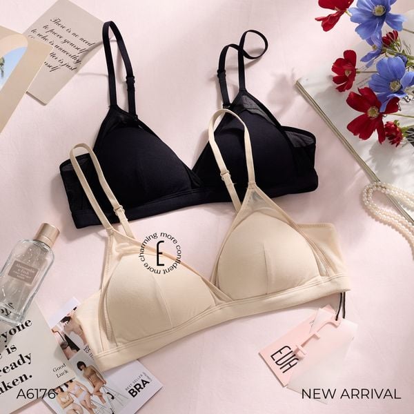  ÁO LÓT THUN KHÔNG GỌNG ĐỆM MỎNG A6176 