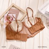  Bra croptop phối ren A6328 