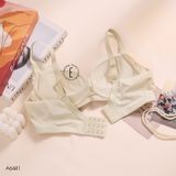  Áo trơn viền ren A6441 