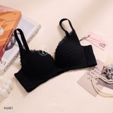  Áo trơn viền ren A6441 