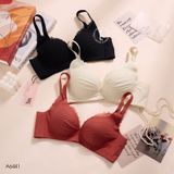  Áo trơn viền ren A6441 