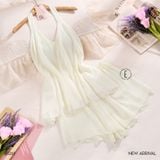  Halter Set - Bộ lụa cổ yếm hở lưng đệm ngực mỏng B1261 