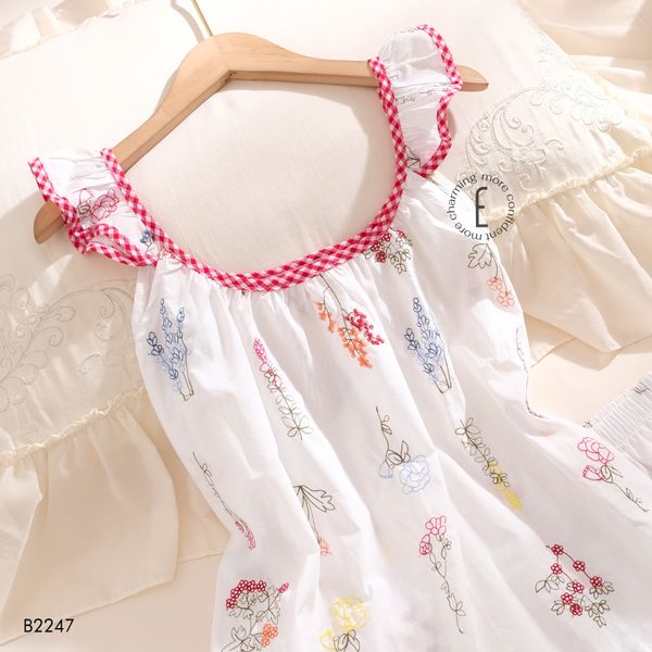  Bộ ngủ 2 dây ngắn B2247 