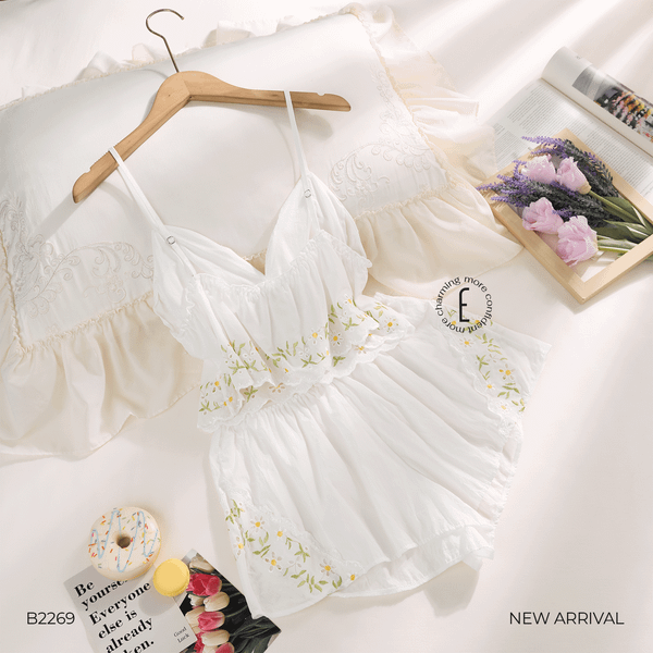  Dewy B2269 - Bộ 2 dây ngắn vải thô mềm 