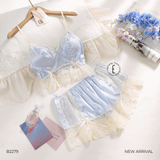  BỘ LỤA NGẮN MẶC NHÀ FLAIR B2279 