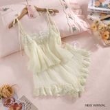  Ariel B2290 - Bộ 2 dây voan mỏng phối ren mềm 
