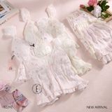  Angelic Set B2292 - Bộ 2 dây lụa phối ren 