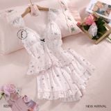  Angelic Set B2292 - Bộ 2 dây lụa phối ren 