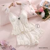  Angelic Set B2292 - Bộ 2 dây lụa phối ren 
