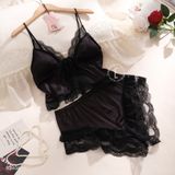  Bộ 2 dây lụa phối ren  B2406 