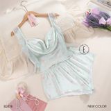  Bộ croptop ngắn hoa B2479 