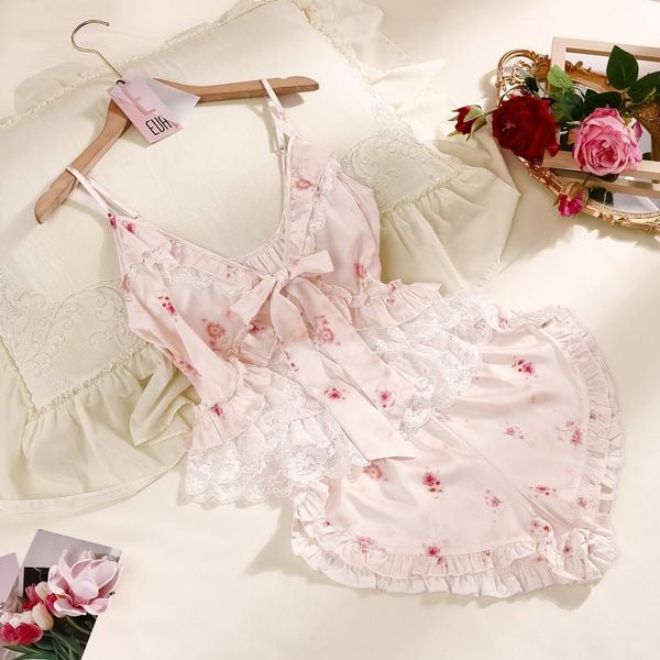  Bộ 2 dây lụa croptop B2518 