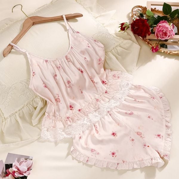  Bộ 2 dây lụa croptop B2518 