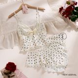  Sweetheart Set B2586 -Bộ 2 dây ngắn chấm bi 