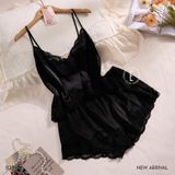  Sultry Set B2592 - Bộ lụa 2 dây ngắn 