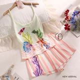  Océan B4621 - Bộ 2 dây ngắn lụa satin mềm 