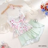  Bộ 2 dây ngắn lụa satin B3853-1 