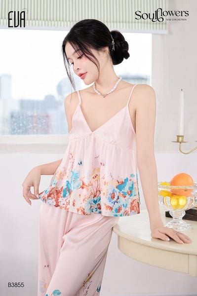  Bộ 2 dây dài lụa satin B3855 