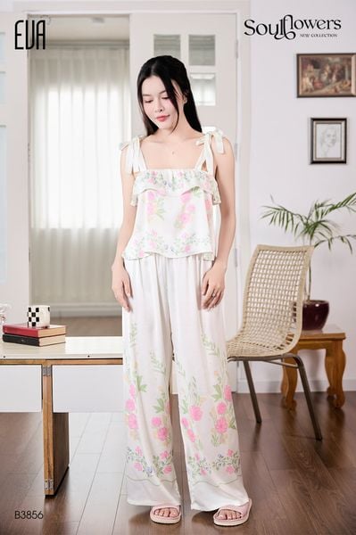  Bộ 2 dây dài lụa satin B3856 