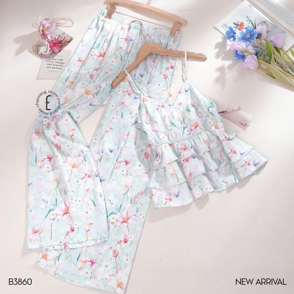  Bộ 2 dây dài lụa satin B3860 