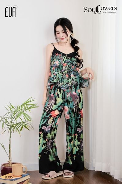  Bộ 2 dây dài lụa satin B3861 