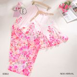  Bộ 2 dây dài lụa satin B3863 