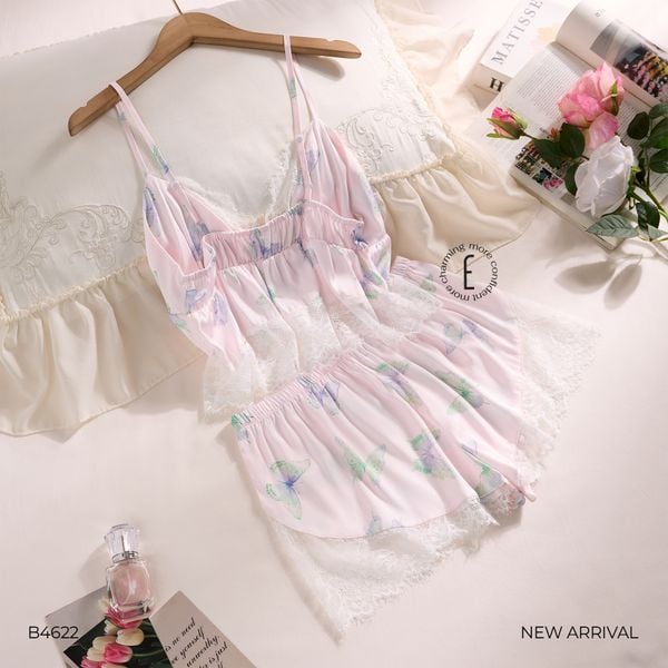  BỘ LỤA NGẮN MẶC NHÀ B4622 