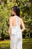  Marine B4623 - Bộ 2 dây dài lụa satin phối ren mềm 