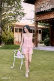  Nacre B4624-1, Bộ 2 dây ngắn lụa satin mềm 