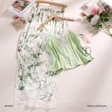  Jardin B4625 - Bộ 2 dây dài lụa satin mềm phối ren 