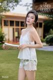  Souvenir B4626 - Bộ 2 dây ngắn lụa satin mềm 