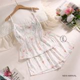  Fleurette B4627-1, Bộ 2 dây ngắn lụa satin mềm 