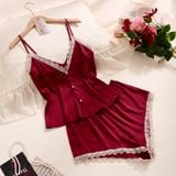  Bộ 2 dây lụa phối ren B478 