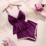  Bộ 2 dây lụa phối ren B478 