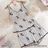  Bộ 2 dây ngắn thun cotton B5324-1 