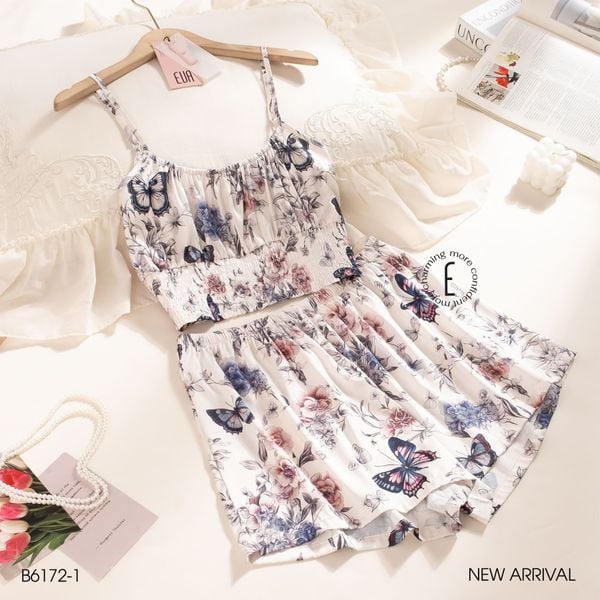  Bộ 2 dây ngắn lụa satin B6172-1 