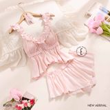  Bộ 2 dây ngắn lụa phối nơ B5678 