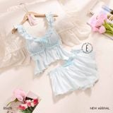 Bộ 2 dây ngắn lụa phối nơ B5678 