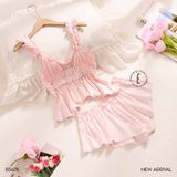  Bộ 2 dây ngắn lụa phối nơ B5678 