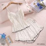  Softie Set B5822 - Bộ 2 dây thun ngắn viền 