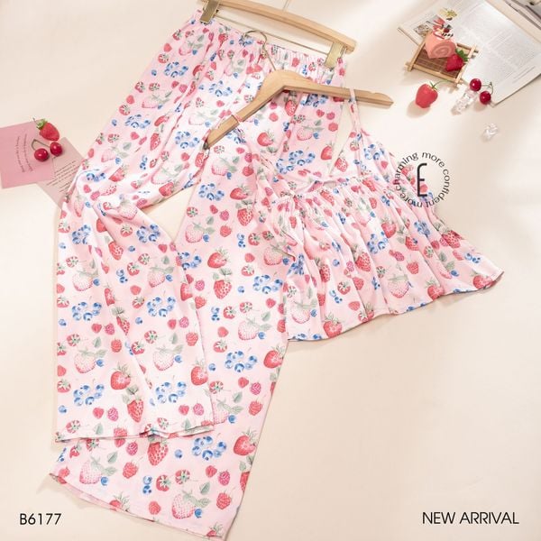  Bộ 2 dây dài lụa satin B6177 