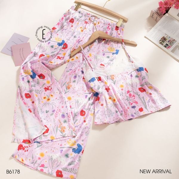  Bộ 2 dây dài lụa satin B6178 