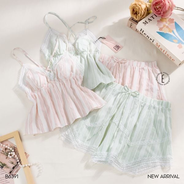  Bộ 2 dây ngắn Chiffon B6391 