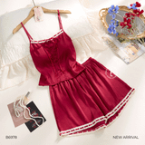  BỘ LỤA NGẮN MẶC NHÀ CUTENESS B6978 