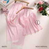  BỘ LỤA DÀI MẶC NHÀ B8370 