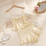  Bộ 2 dây croptop phối ren B8543 