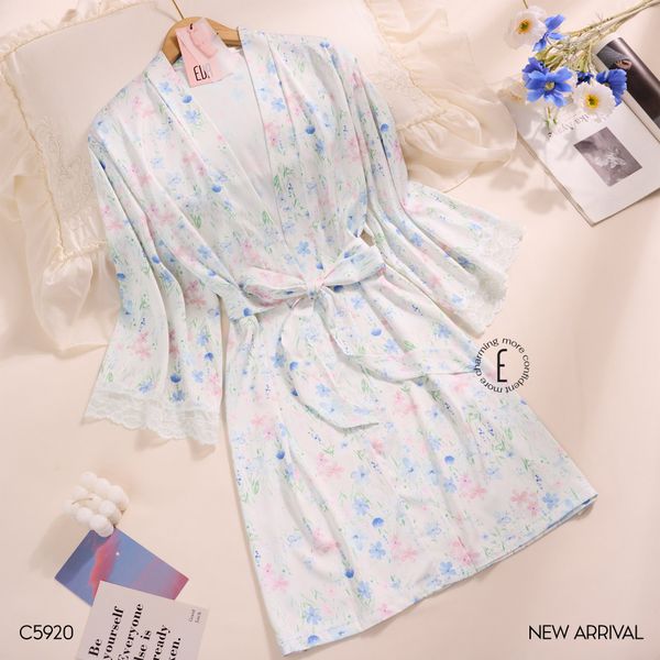  Choàng lụa hoa nhí C5920 