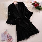  Choàng lưới thêu hoa C8022 