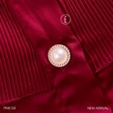  Pyjama lụa viền lưới PM6124 