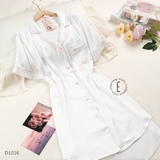  Váy lụa viền D1016 